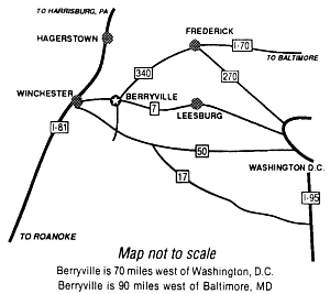 Map to Smithfield Farm