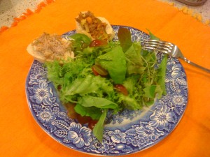 Salad with Smith Meadows Beef and Pork Rillette